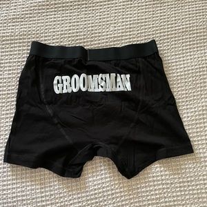 Fun groomsmen gift boxer briefs